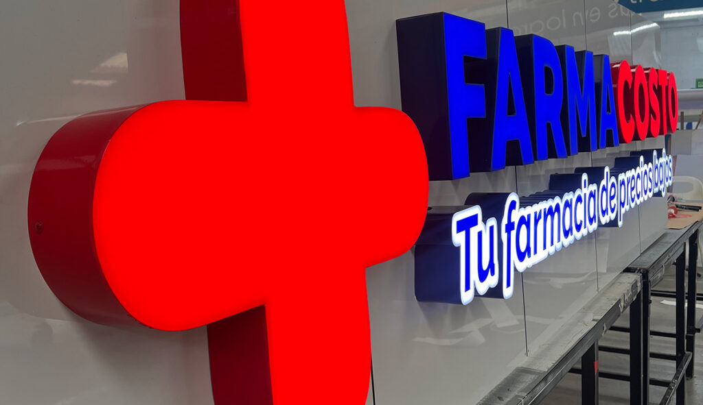 Rótulos luminosos en Guatemala