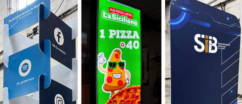 rótulos publicitarios