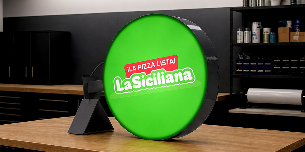 Rótulos Luminosos Redondos