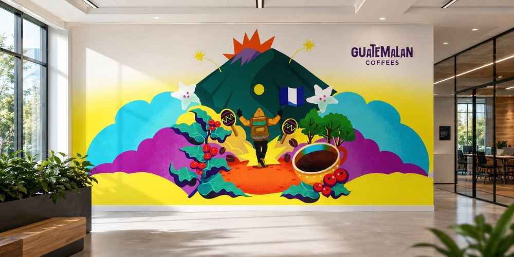 Murales de pared con vinilo para empresas en Guatemala