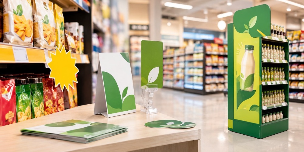 Material POP para supermercados en Guatemala